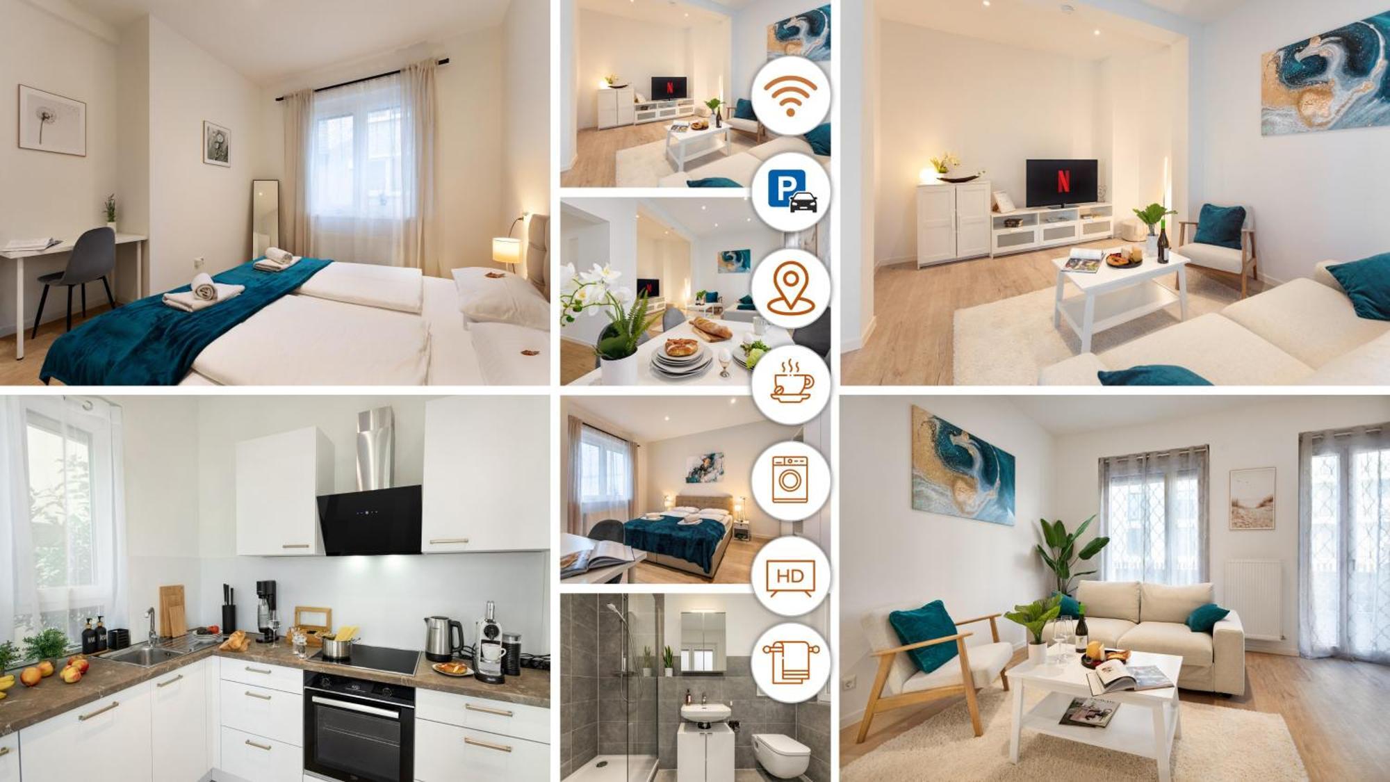 Rosenberg-Suites - Zentral, Stellplatz, Grosse Terasse, Business & Privat Heilbronn Exterior foto